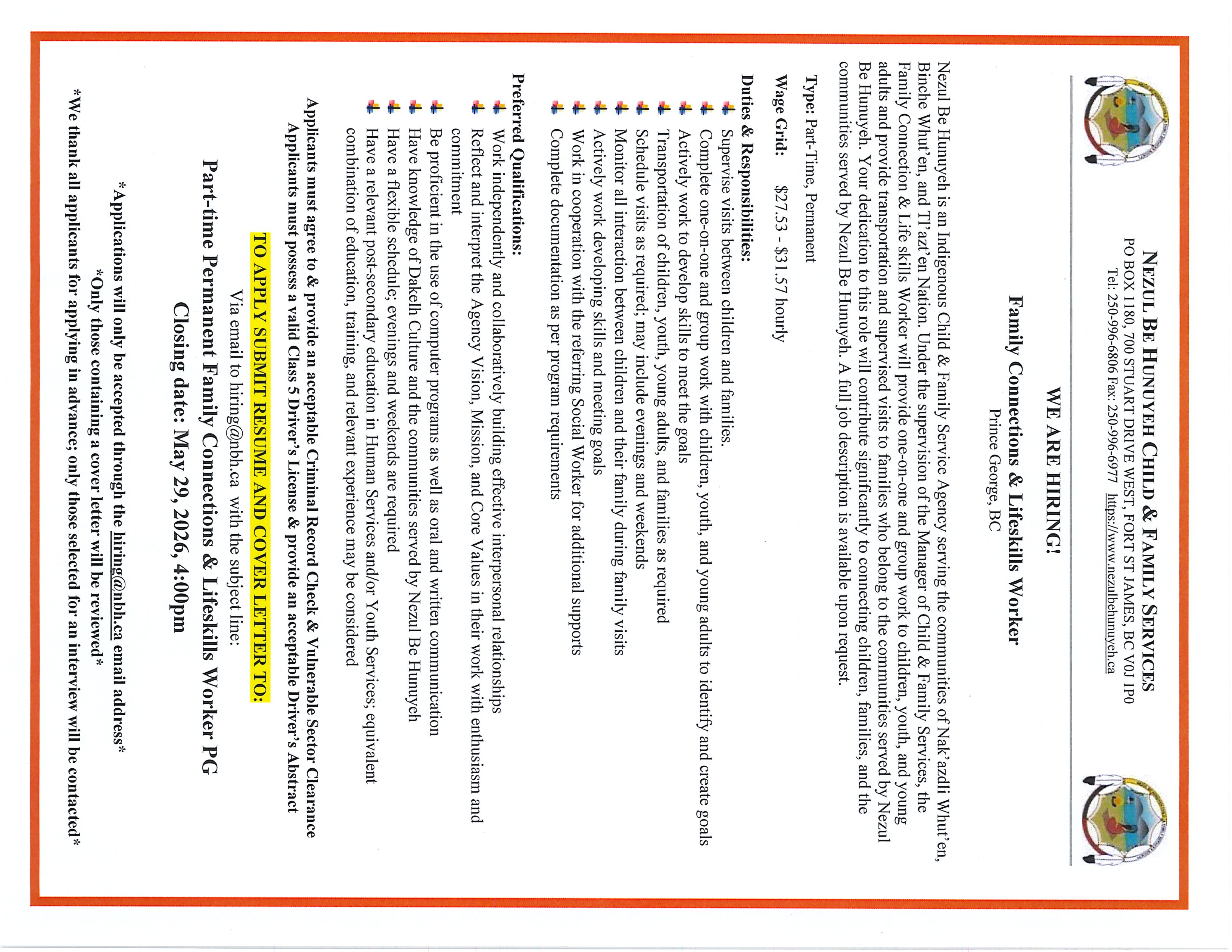 FCW Closing May 29 2026