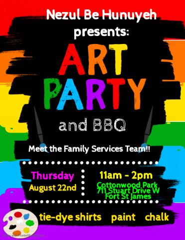 Art Party Flyer