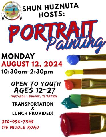 Shun Huznuta Hosts: Portrait Painting 