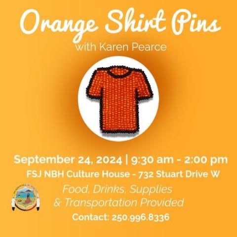 Orange Shirt Pins 