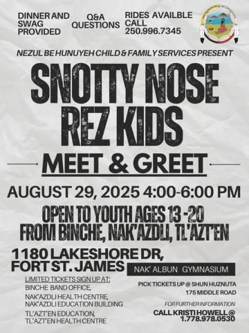 Snotty Nose Rez Kids Meet & Greet