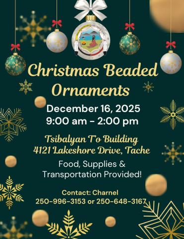 Christmas Beaded Ornaments