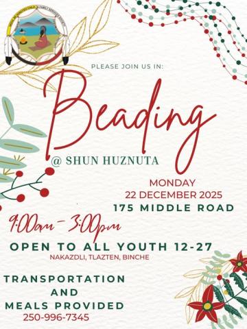 Beading at Shun Huznuta 