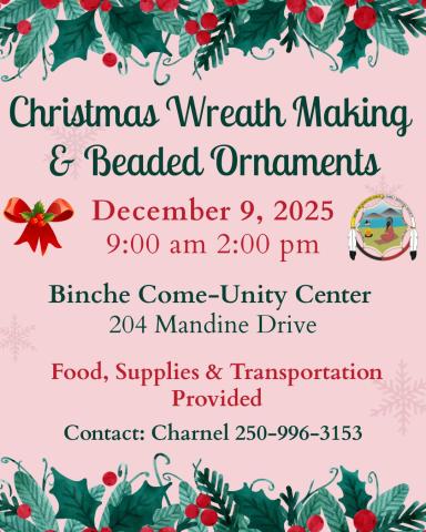 Wreath Making & Beaded Ornaments