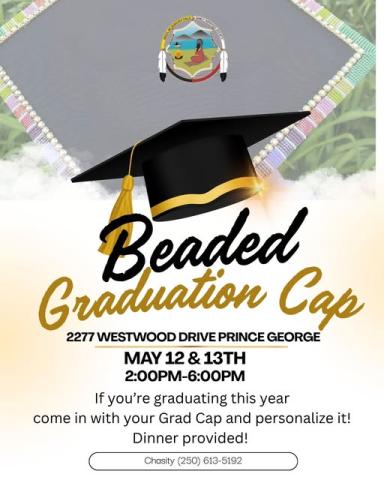 Beaded Graduation Cap